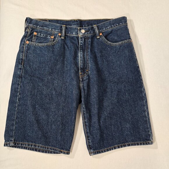 LEVI’S 505 Eclectic Grandpa Grunge Skater Denim Regular Fit Bermuda Men Size 36. - Picture 6 of 13
